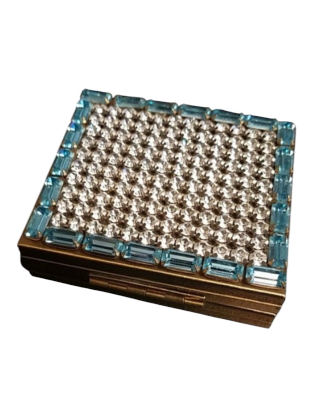 Vintage Designer Rhinestone Folding Photo Album